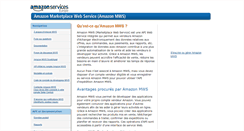Desktop Screenshot of developer.amazonservices.fr