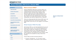 Desktop Screenshot of developer.amazonservices.com